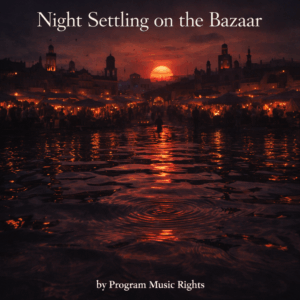 Night Settling on the Bazaar